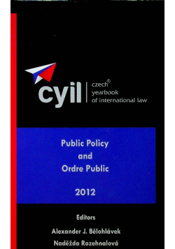 Public Policy and Ordre Public