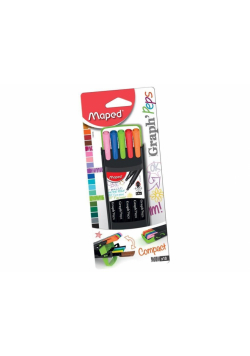 Cienkopis Graph Peps Compact 10 kolorów MAPED