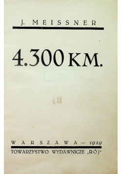 4 300 km 1929 r