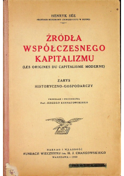 Źródła współczesnego kapitalizmu 1932 r.