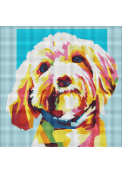 Diamentowa Mozaika - Małe zwierzątko 40x40cm