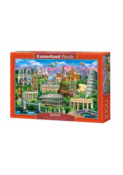 Puzzle 1000 Famous Landmarks CASTOR