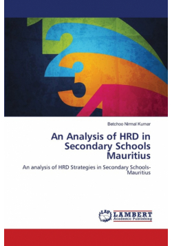 An Analysis of HRD in Secondary Schools Mauritius