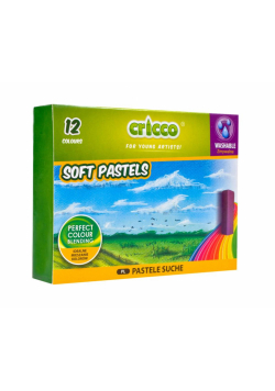 Pastele suche 12 kolorów CRICCO