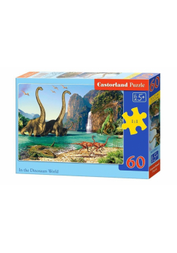 Puzzle 60 Świat Dinozaurów CASTOR