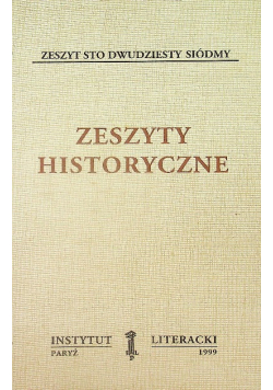 Zeszyty historyczne Zeszyt 127