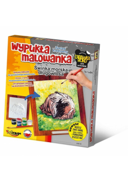 Wypukła malowanka Futrzak - Świnka mor długowłosa