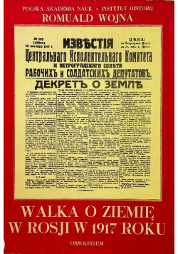 Walka o ziemię w Rosji w 1917 roku