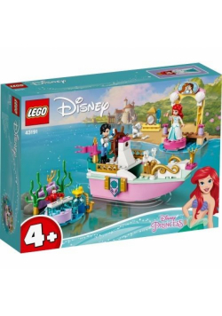 Lego DISNEY PRINCESS 43191 Świąteczna łódź Arielki