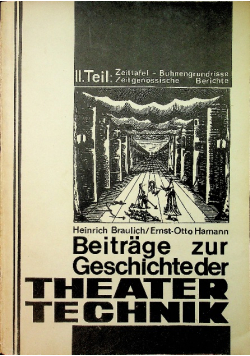 Beitrage zur Geschichte der Theatertechnik