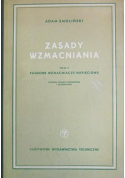 Zasady wzmacniania tom II Pasmowe wzmacniacze napięciowe