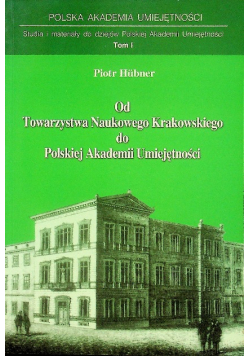 Od towarzystwa naukowego krakowskiego