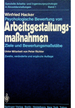 Arbeitsgestaltungsmassnahmen