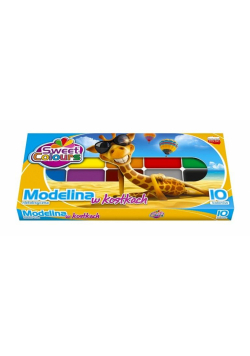 Modelina w kostkach 10 kolorów