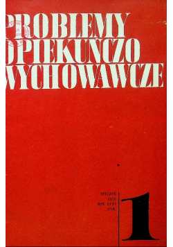 Problemy opiekuńczo wychowawcze