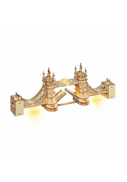 Puzzle Drewniane 3D LED Tower Bridge