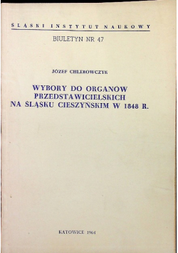 Wybory do organów przedstawicielskich na Śląsku Cieszyńskim w 1848 r.