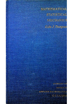 Mathematical statistical mechanics