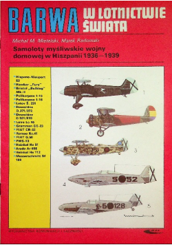 Barwa w lotnictwie świata Samoloty myśliwskie wojny domowej w Hiszpanii 1936 1939