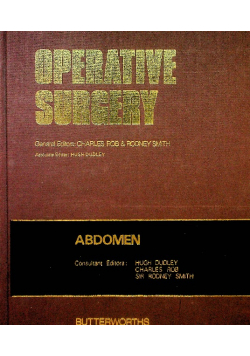 Operative Surgery Abdomen