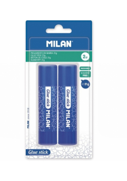 Klej w sztyfcie 21 g MILAN, 2 sztuki na blistrze