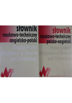 Słownik naukowo techniczny angielsko polski tom 1 i 2
