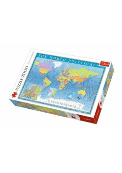 Puzzle 2000 Mapa polityczna Świata TREFL