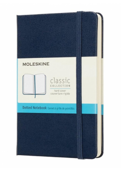 Notes Classic 19x14 tw. kropki szafirowy
