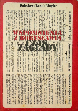 Wspomnienia z Borysławia czas zagłady