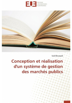 Conception et réalisation d'un système de gestion des marchés publics