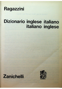 Dizionario  inglese- italiano italiano-inglese/