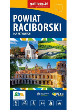 Mapa - Powiat Raciborski 1:50 000 wodoodporna