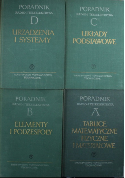 Poradnik radio i teleelektryka 4 tomy