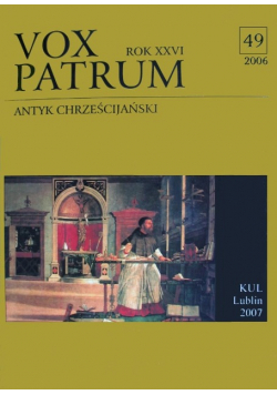 Vox Patrum rok XXVI nr 49 / 2006