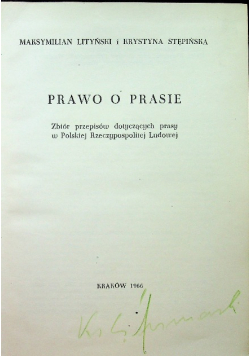 Prawo o prasie