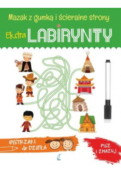 Ekstra labirynty Książka z mazakiem