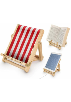 Book Chair podstawka pod książkę/tablet Leżak czer