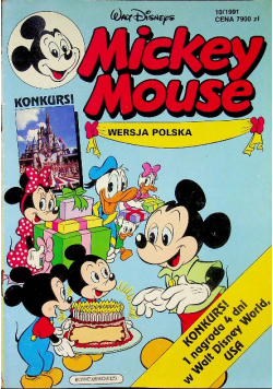 Mickey Mouse nr 10 / 1991