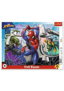 Puzzle ramkowe 25 Odważny Spiderman TREFL