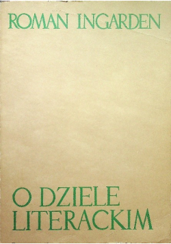 O dziele literackim