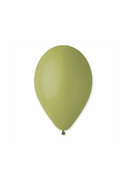 Balony pastelowe zielona oliwka 33cm 50szt