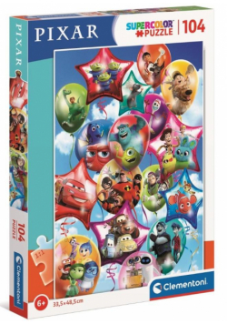 Puzzle 104 Super Kolor Pixar Party