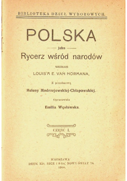 Polska jako Rycerz wśród narodów Część I 1908 r.