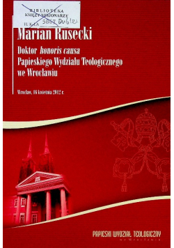 Ksiądz Profesor Marian Rusecki