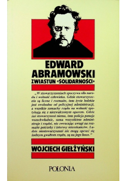 Edward Abramowski Zwiastun solidarności autograf autora