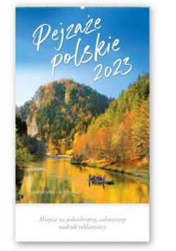 Kalendarz 2023 Ścienny Pejzaże polskie
