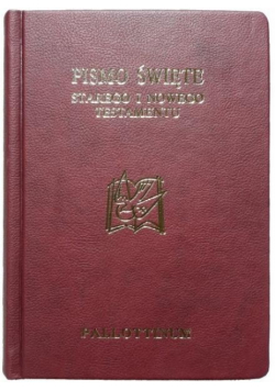 Biblia Pielgrzyma oprawa ekologiczna, panigatory