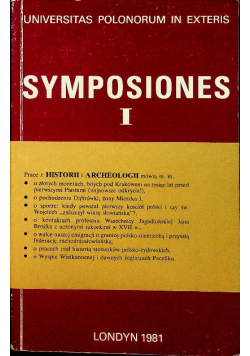 Universitas polonorum in exteris symposiones I