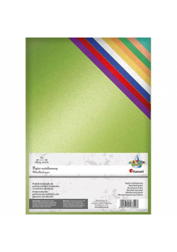 Papier metalizowany A4 10 kolorów 180g