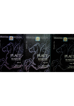 Plaut komedie Tom I do III